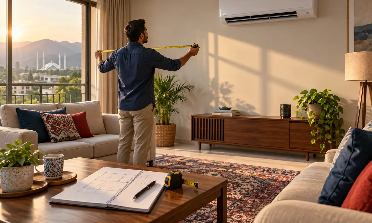 AC Size Calculator for Rooms in Pakistan